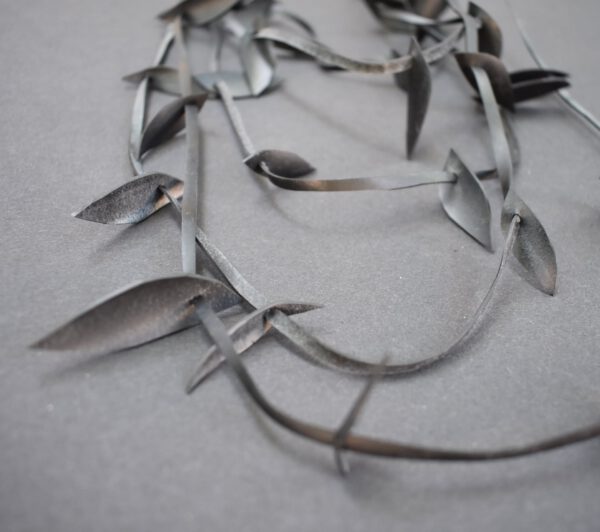 birds on wire necklace detail 2