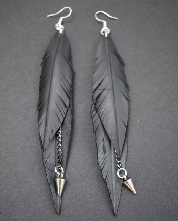 feather pendant earring 3